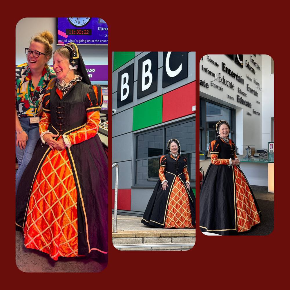Bringing History to Life  -- Rosemary chats with Caroline Densley at BBC Radio Devon